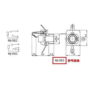 3.5mm 3極 ステレオジャック パネル取付...の詳細画像2