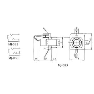 3.5mm 3極 ステレオジャック パネル取付...の詳細画像2