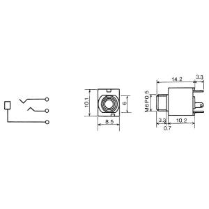 3.5mm 3極 ステレオジャック パネル取付...の詳細画像2