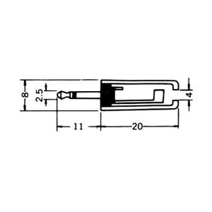 2.5mm 2極 モノラルプラグ マル信無線電...の詳細画像2