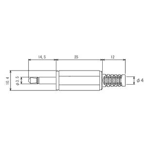 3.5mm 2極 モノラルプラグ マル信無線電...の詳細画像2