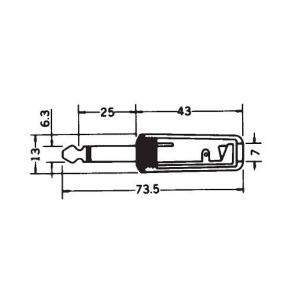 φ6.3mm 2極 モノラルプラグ マル信無線...の詳細画像2