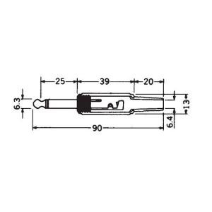 φ6.3mm 2極 モノラルプラグ マル信無線...の詳細画像2