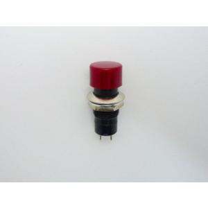 押しボタンスイッチ 赤 オルタネイト（セルフロック） ミヤマ電器 MS-027-R｜tsu-parts