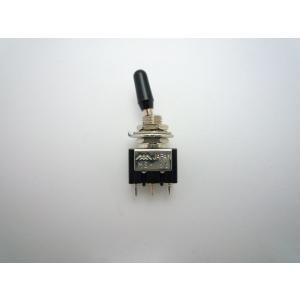 トグルスイッチ 3P 黒 ON-ON ミヤマ電器 MS-166-K