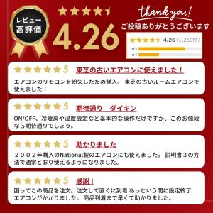 エアコンリモコン 汎用 国内主要メーカ対応 冷...の詳細画像4