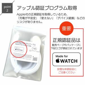 アップルウォッチ充電器 タイプc 充電ケーブル...の詳細画像3