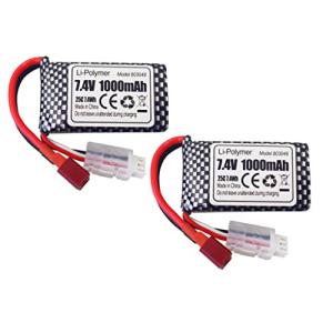 2PCS 7.4V 1000mah 18859 18859A