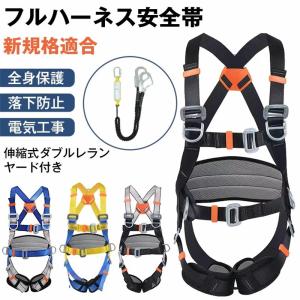 安全帯 2丁掛け 墜落制止用器具 新規格適合 フルハーネスセット