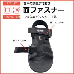サンダル おすすめ スポーツサンダル 幅広 サ...の詳細画像4