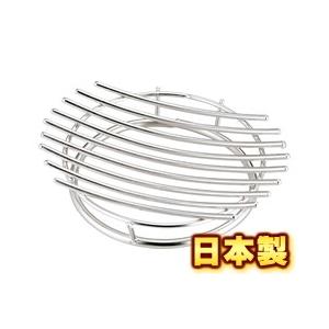 カクセー ステンレス丸型ソープディッシュ