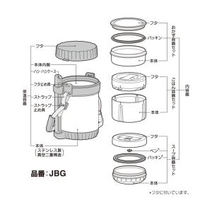 サーモス JBG パッキンセット THERMO...の詳細画像2