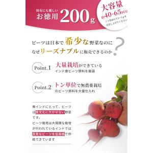 ビーツパウダー ビーツ (200g) ビートル...の詳細画像4