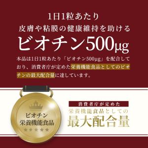 ビオチン 持続型 180日分 1袋ビオチン90...の詳細画像5