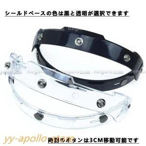 バブルシールド ジェットヘルメット 三つボタン...の詳細画像2
