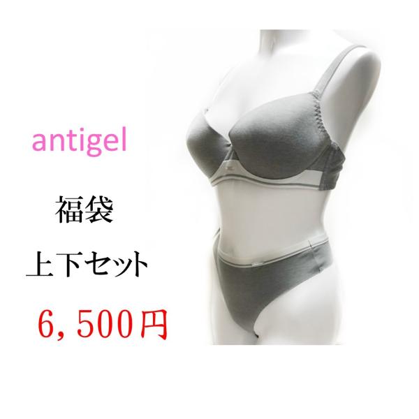 下着女性 上下セット 福袋 下着 アンティジェル Antigel 送料無料 上下 セット タンガ M...