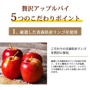 ぎゅぎゅっとリンゴのアップルパイ 5号サイズ ...の詳細画像4