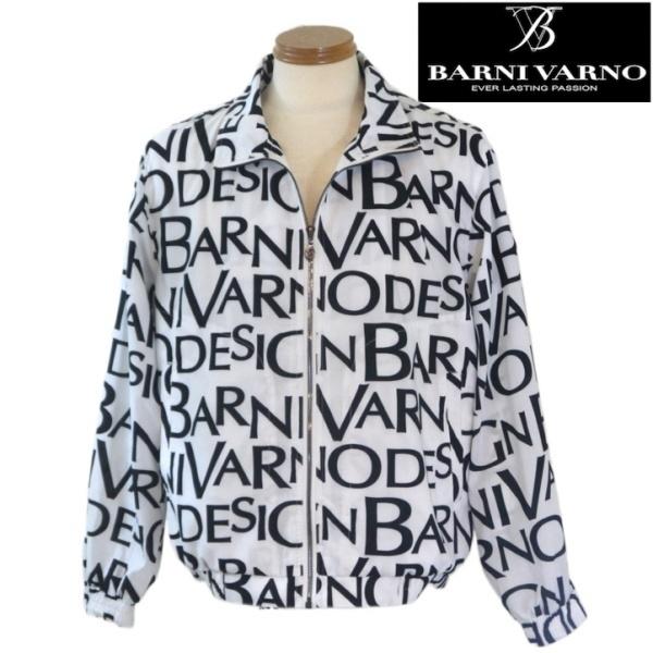 【春夏SALE】バーニヴァーノ/BARNIVARNO 春夏物 スプリングブルゾン 285-白 LLサ...