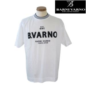 【2024春夏新作】バーニヴァーノ/BARNIVARNO  サガラ刺繍半袖Tシャツ LLサイズ 037-白｜tsuchida-yshop