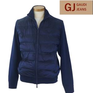 2024秋冬新作SALE】ガウディ/GAUDI 前ダウンニットブルゾン XLサイズ  