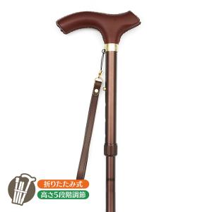 オーク焼き入り大曲（木製杖・最長91cm／日本製）｜土屋産業