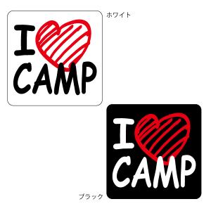 I love CAMP おしゃれでかわいい　ちょっと変な面白ステッカー　プレゼントにも アウトドア　キャンプ