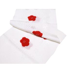 帯 博多織 紗夏帯「薄ピンク 輪繋ぎ」本場筑前 本築 献上 ひとえ帯＜T