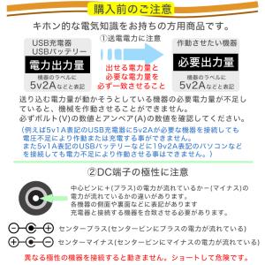 外径3.8mm内径1.4mm USB(オス)→...の詳細画像4