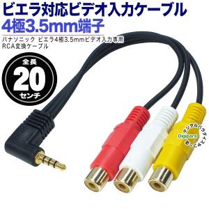 ビエラ対応4極3.5mm→RCA変換ケーブル ...の詳細画像1