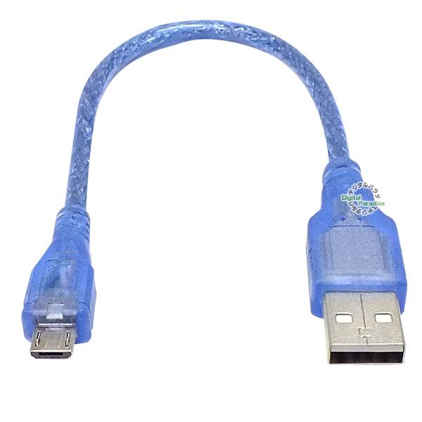 マイクロUSBケーブル 20cm USB2.0Aタイプ(オス)-マイクロUSB(オス) スマートフォ...