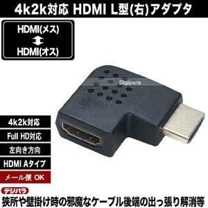 HDMI直角アダプタ(右向き) HDMI(メス...の詳細画像1