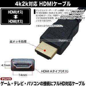 HDMIケーブル3m HDMI(オス)⇔HDM...の詳細画像3