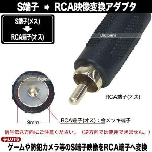 S端子→RCA変換アダプタ S映像(メス)→R...の詳細画像4