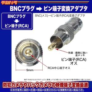 BNC⇔RCA変換アダプタ BNC(メス)→R...の詳細画像4