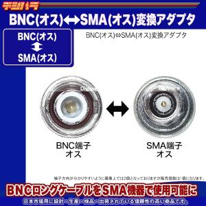 BNC⇔SMA変換アダプタ BNC(オス)⇔S...の詳細画像2