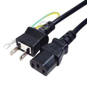 電源コード1.8m 3pin→一般コンセント パソコン レーザープリンター