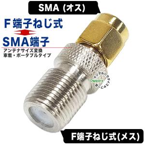 F端子→SMA端子変換アダプタ F端子(メス)...の詳細画像2