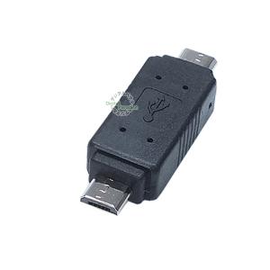 マイクロB-USB Aタイプ 変換アダプタ マイクロUSB(メス)-USB2.0 A