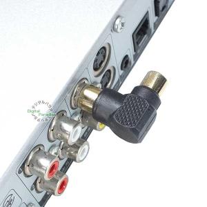 RCA直角変換 L型変換 飛出を押さえ狭所、壁...の詳細画像1