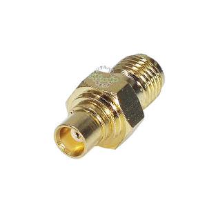 SMA⇔MCX変換アダプタ SMA⇔MCX トランシーバー 無線機 ワンセグ GPS ナビ等のアンテナ端子変換 SMAからMCXに変換 SMAMCX-FF