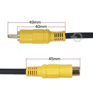 RCA映像延長ケーブル 5m RCA(オス)⇔...の詳細画像5