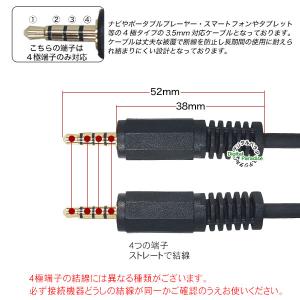 4極3.5mmケーブル1m 4極3.5mm(オ...の詳細画像3