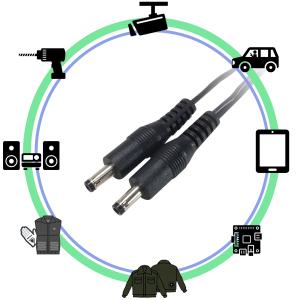 DC電源供給ケーブル 外径4.0mm内径1.7...の詳細画像2