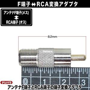 アンテナF端子→RCA変換アダプタ アンテナF...の詳細画像5