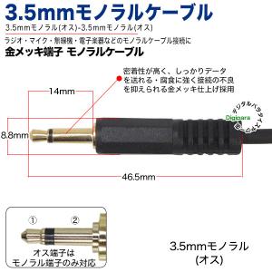 3.5mmモノラル 1m 3.5mmモノラル(...の詳細画像3