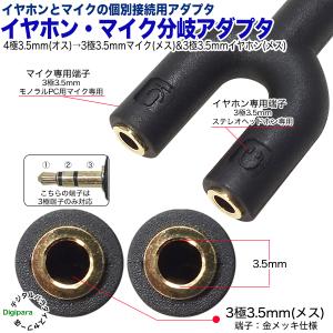4極3.5mm→3極3.5mmオーディオ+3極...の詳細画像5