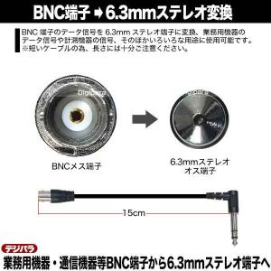 BNC-6.3mmステレオ変換ケーブル BNC...の詳細画像2