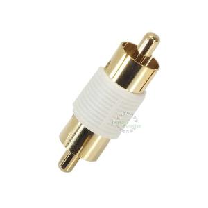 RCA延長アダプタメス端子 RCA(メス)-RCA(メス) 金メッキ ケーブル延長