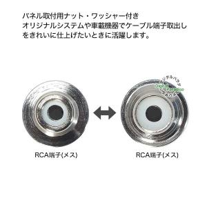 RCA延長アダプタ RCA(メス)-RCA(メ...の詳細画像1