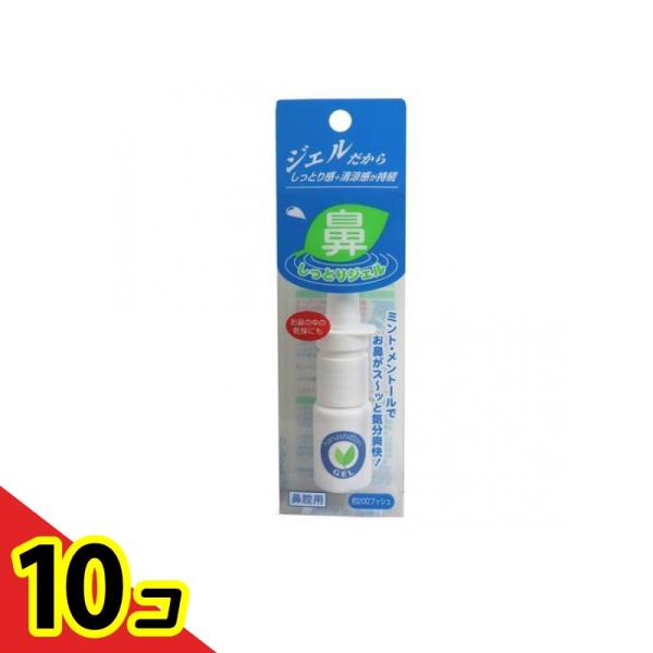 鼻腔 すっきり 保湿 鼻しっとりジェル 10mL  10個セット